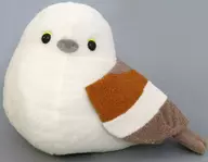 Long-tailed tit (Sideways) Poko-Fuwa-Super Big Plush toy "Fukufuku Long-tailed tit"