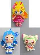 全3種セット コロっとまんまる プリフェイスぬいぐるみvol.1 「キミとアイドルプリキュア♪」