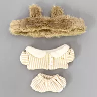 Spiral Mimi soup Pajamas Coordinate (Beige) Itsunuikezoki Series (Plush toy Costume)