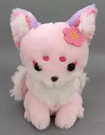 いちごだいふく ちょコンとキツネ九尾花夜行 ぬいぐるみ