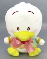 Duck Peckle Ichigo Shimbun 50th Anniversary BIG Plush toy 3 "Sanrio Character Drivers"