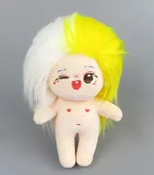 Bicho de pelúcia sem atributos (cabelo branco e amarelo)