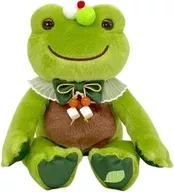 Pickle (Matcha Green Tea Red Bean Paste, Agar Jelly, and Pieces of Fruit in Syrup) Retro Cafe Bean Doll "Pickles the Frog"