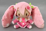 "Sakura Miku" Kyoton Miku Hatsune Series Fufuchi Mini Peluche "Character Cter Vocal Series 01 Miku Hatsune"