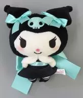 Kuromi (G / Green) Ribbon DE Musubo! Plush toy "My Melody, Kuromi"