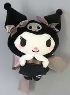 Kuromi (H / Black) Ribbon DE Musubo! Plush toy "My Melody Kuromi"