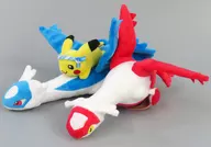 ラティアス＆ラティオス＆ピカチュウ ぬいぐるみ 「ポケットモンスター」 ポケモンセンターフクオカ限定