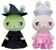 全2種セット ANIMAL COORDY Lぬいぐるみ “エルファバ＆グリンダ” 「ウィキッド ふたりの魔女」 ナムコ限定
