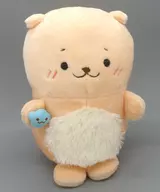 らっこいぬ 23cm お座りぬいぐるみ 「しろたん」