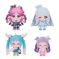 全4種セット コロっとまんまる プリフェイスぬいぐるみ～キュアキッス・キュアニャミー・キュアスカイ・プリンセス・エル～ 「映画キミとアイドルプリキュア♪ お待たせ!キミに届けるキラッキライブ!」