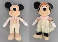 全2種セット ステンドグラスホラーナイト BIGぬいぐるみ 「ミッキー＆ミニー」