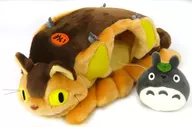 ネコバスのおうち(行先表示オレンジ) ぬいぐるみ(M) 「となりのトトロ」