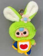 うさぎ(ライトグリーン) ぬいぐるみ macaron cute bunnyシリーズ「Baby three」