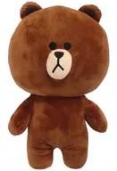 ブラウン スタンディングぬいぐるみ(LARGE) 「LINE FRIENDS」