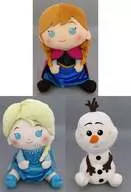 全3種セット こてっとぺったん BIGぬいぐるみ 「アナと雪の女王」