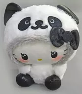 パンダ ハローキティ(A/ブラック) GIRAGIRA BIGぬいぐるみ 「パンダ ハローキティ」
