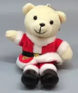 タカシマヤオリジナルベア(サンタ服) ぬいぐるみ 「2018 タカシマヤクリスマス」 ノベルティ