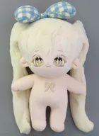 無属性ぬいぐるみ(ツインテール/ギンガムチェックリボン) 24cm