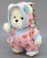 BongBongBear with Pink Babysuit(15cm) ぬいぐるみ 「TeddyTales×Seventeen」