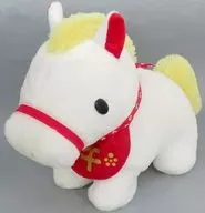 はくばちゃん ウルトラBIGぬいぐるみ 「福招きの午」