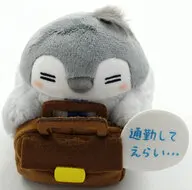 通勤してえらい…うとうとサラリーマンなデスクトップぬいぐるみ 「コウペンちゃん」