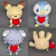 全4種セット ポケピース ぬいぐるみ Mellow Heart～ピチュー・ポッチャマ・ニャスパー・マホミル～ 「ポケットモンスター」