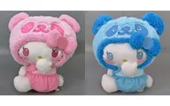 全2種セット もこもこベイビーBIGぬいぐるみ 「パンダ ハローキティ」