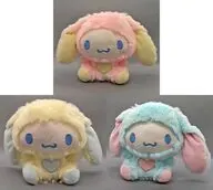 全3種セット カラフルふわふわロップイヤーぬいぐるみ 「シナモロール」