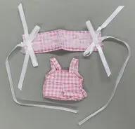 10cm用 ぬいヘッドドレスセットワンピース(ピンク)