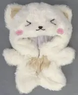 ふわふわくま着ぐるみ(ホワイト) ぬいぐるみ用コスチューム(20cm用)