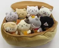 小判の中から招きにゃんこ ぬいぐるみ 「ふくふくにゃんこ」 WEB限定