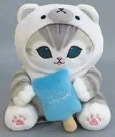 シロクマにゃんのアイスぬいぐるみ 「一番くじ mofusand ～ひんやりくつろぎ時間～」 A賞