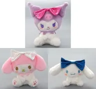 全3種セット こてっとぺったんぬいぐるみ～マイメロディ・クロミ・シナモロール～ 「サンリオキャラクターズ」