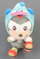 シャドウ×ハンギョドン ひょこぴょこ ぬいぐるみVol.2(EX) 「SONIC ＆ FRIENDS×サンリオキャラクターズ」