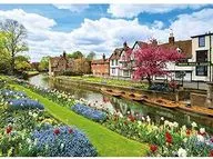Un paseo por Canterbury "クティブライフ Flowers" rompecabezas 500 piezas [500 a 282]