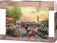 Mickey and Minnie in London Canvas Style "Disney" Jigsaw Puzzle 1000 Pieces [D1000-853]