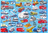 いろいろなめずらしいくるま ピクチュアパズル 35ピース [25-280]
