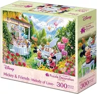 Mickey＆Friends -Melody of Love- (ミッキー＆フレンズ -メロディオブラブ-) 「ディズニー」 パズルデコレーションコラージュ 300ピース [73-410s]