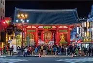 雷門の夜景 「日本風景」 ジグソーパズル 300ピース [300-204]