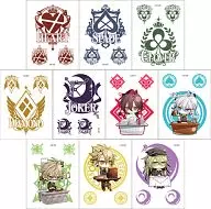 Set of 10 Kinds 「 AMNESIA CROWD - Mune Shea Cloud - Multi Sticker 」