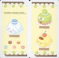 Cinnamoroll & KEROKEROKEROPPI & Pom-Poms Pudding / Korokoro Sweets Design "Sanrio Character Drivers' Kya-Taburu ステッカーズ"