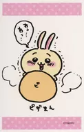 Rabbit (Pizza Bun) "Chiigawa Deco sticker with gum"