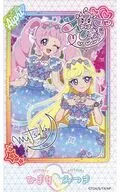 青空ひまり＆星川みつき インフルブルームあじさいブルー 「ひみつのアイプリ ブロマイド風ステッカー」