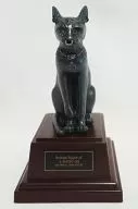2. Una estatua de un gato, "Museo Británico de Patrimonio Egipcio Antiguo"