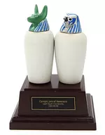 13. Kanopos Tsubo (Falcon & Jackal)' British Museum The Heritage of Ancient Egyptian'