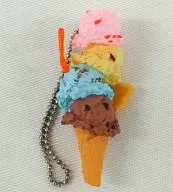 9. Fluffy Ice Cream Heaven "Puchi Sample Series Large Assortment FOOD Mascot"