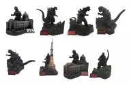 Conjunto de 8 tipos "Meikan Series Produced by Sakai Yūji Godzilla Complete Works, Final"