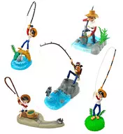 Conjunto de 5 tipos "Fisherman Sampei Scenery Figure Collection"