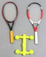 1. Pelotas de tenis y raquetas x 2 "equipo deportivo"