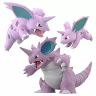 Pokémon Scale World Canto Region Nidoran♂ & Nidorino & Nidoking Premium Bandai & Centro Pokémon Limited